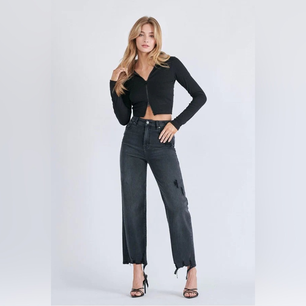 HIDDEN JEANS TRACEY HIGH WAIST DISTRESSED CROP JEANS ❤️NWT❤️IN STORES❤️